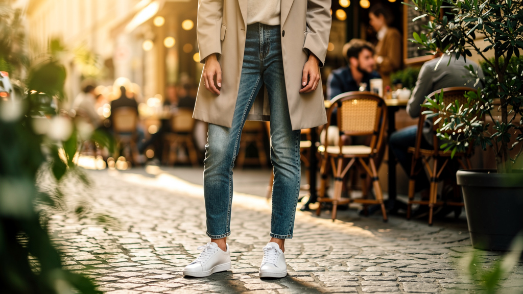 Comment porter les tennis blanches avec style au quotidien