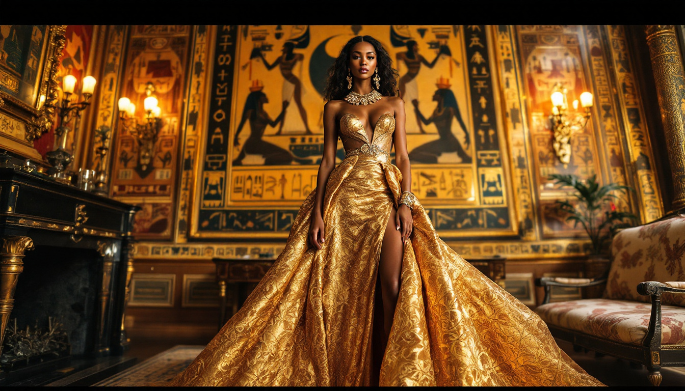 Style égyptien après l'exposition Toutankhamon à Paris
